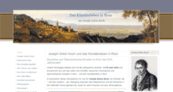 Desktop Screenshot of kuenstlerleben-in-rom.de