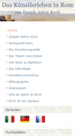 Mobile Screenshot of kuenstlerleben-in-rom.de